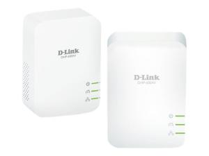 D-Link PowerLine Kit de démarrage AV2 600 Gigabits DHP-601AV - - kit d'adaptation pour courant porteur - - 1GbE, HomePlug AV (HPAV) - Branchement mural (pack de 2) - DHP-601AV - Passerelles et routeurs SOHO