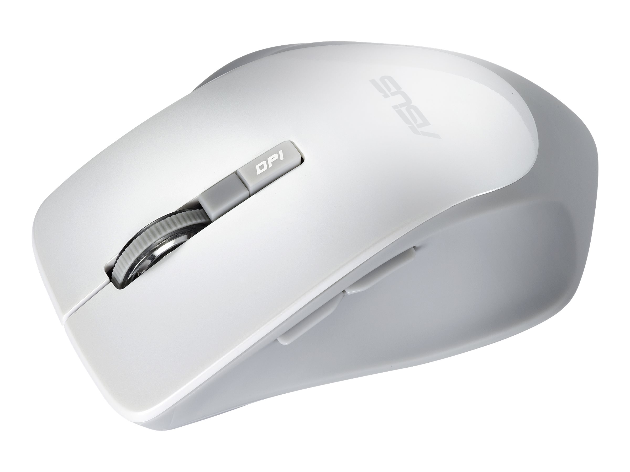 ASUS WT425 - Souris - pour droitiers - optique - 6 boutons - sans fil - 2.4 GHz - récepteur sans fil USB - blanc perle - pour ASUSPRO ESSENTIAL P2520; P2710; VivoBook X540; X55X; X751; ZENBOOK Pro UX501 - 90XB0280-BMU010 - Souris