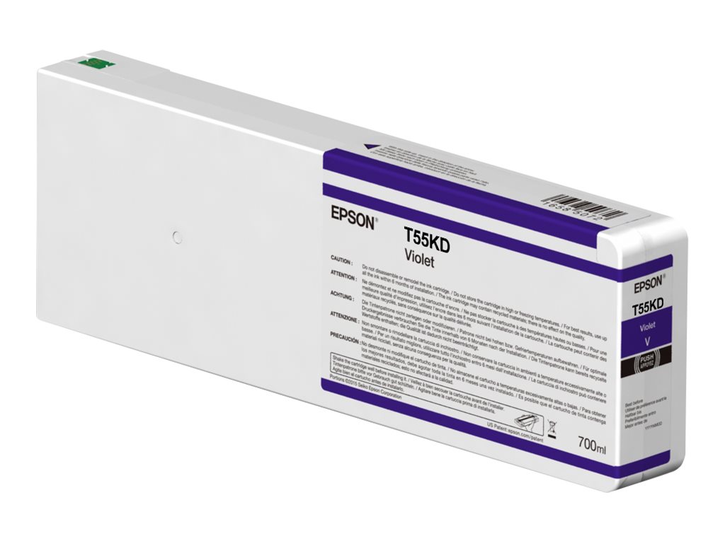 Epson T8042 - 700 ml - violet - original - cartouche d'encre - pour SureColor SC-P7000V, SC-P9000V - C13T55KD00 - Cartouches d'imprimante