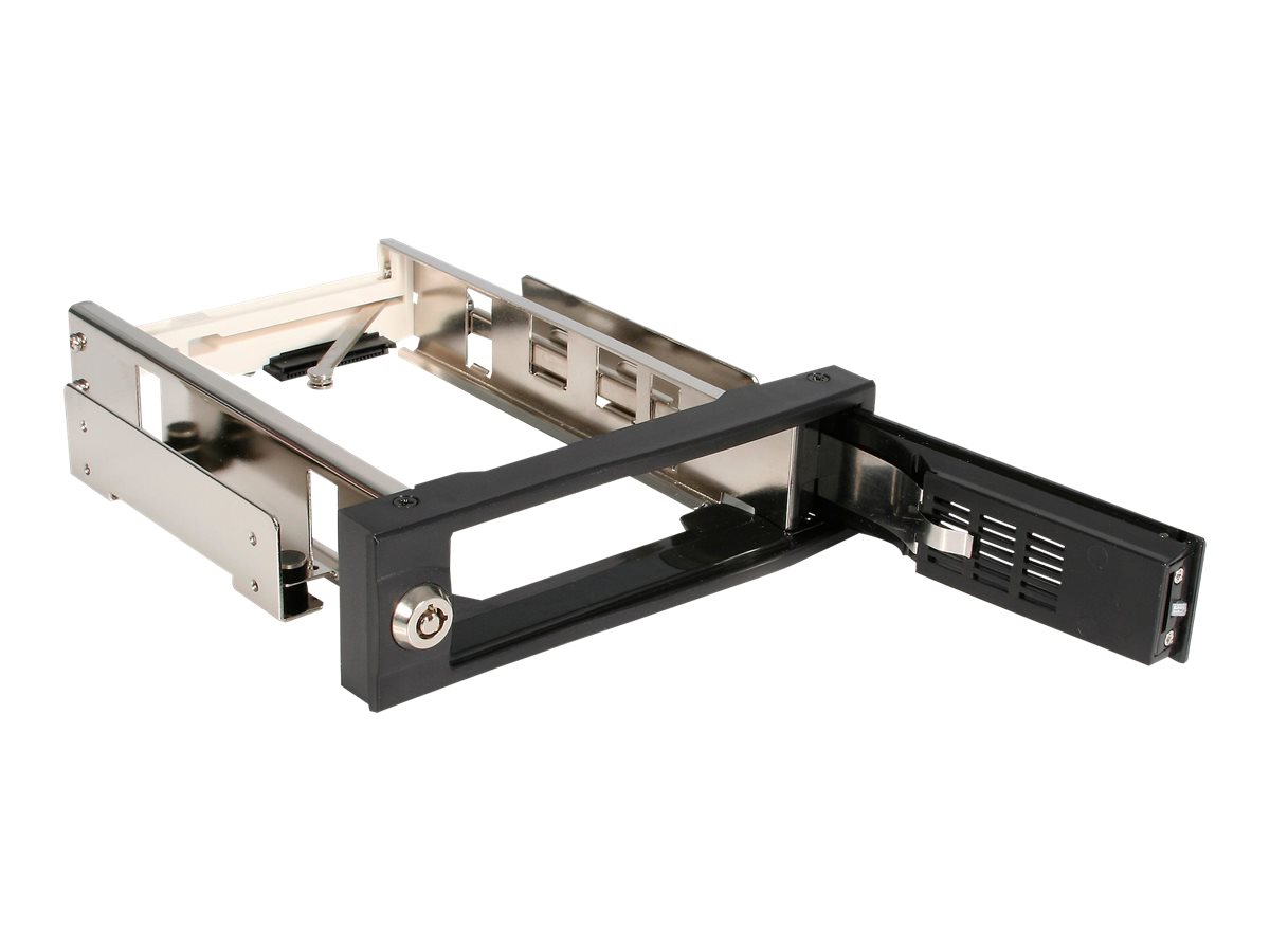 StarTech.com Rack amovible sans tiroir de 5,25 pouces pour disque dur SATA de 3,5 pouces - Rack mobile échange à chaud / Hot Swap - Rack de stockage mobile - 3.5" - noir - pour P/N: 25SAT35HDD, 25SATSAS35HD - HSB100SATBK - Montage de disque dur