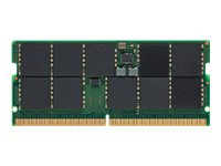 Kingston - DDR5 - module - 16 Go - SO DIMM 262 broches - 4800 MHz - CL40 - 1.1 V - mémoire sans tampon - ECC - pour HP ZBook Fury 16 G9 Mobile Workstation - KTH-PN548T-16G - Mémoire pour ordinateur portable