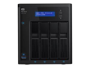 WD My Cloud PR4100 WDBNFA0080KBK - Serveur NAS - 4 Baies - 8 To - HDD 2 To x 4 - RAID RAID 0, 1, 5, 10, JBOD - RAM 4 Go - Gigabit Ethernet - WDBNFA0080KBK-EESN - NAS
