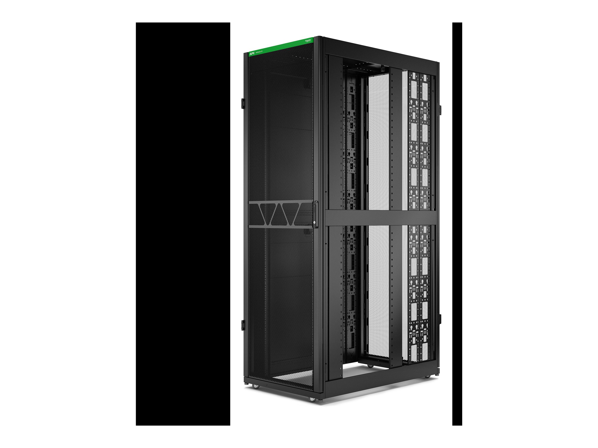 APC NetShelter SX Gen 2 - Rack armoire - 2258 H x 750 W x 1200D mm, avec les côtés - sur le sol - noir - 48U - 19" - AR3357B2 - Accessoires pour serveur