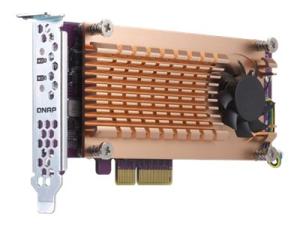 QNAP QM2-2P-244A - Contrôleur de stockage - PCIe - profil bas - PCIe 2.0 x4 - pour QNAP TS-1232, 1277, 253, 453, 473, 677, 832, 853, 877, 977, TVS-2472, 473, 673, 872, 873 - QM2-2P-244A - Adaptateurs de stockage