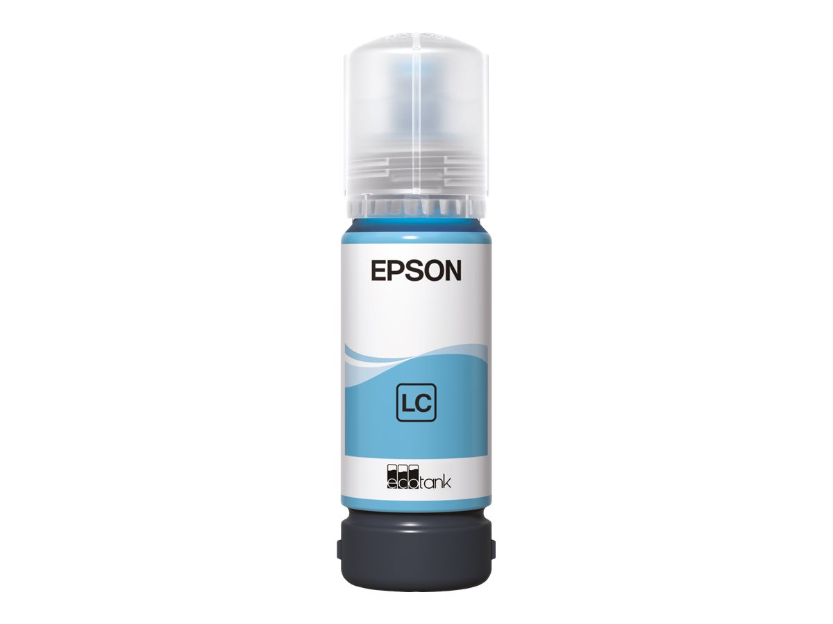 Epson EcoTank 107 - 70 ml - cyan clair - original - recharge d'encre - pour EcoTank ET-18100 - C13T09B540 - Réservoirs d'encre