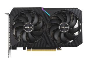 ASUS DUAL-RTX3060-O12G-V2 - OC Edition - carte graphique - GF RTX 3060 - 12 Go GDDR6 - PCIe 4.0 x16 - HDMI, 3 x DisplayPort - 90YV0GB2-M0NA10 - Adaptateurs vidéo grand public