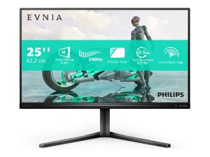 Philips Evnia 3000 25M2N3200W - Écran LED - jeux - 25" (24.5" visualisable) - 1920 x 1080 Full HD (1080p) @ 240 Hz - VA - 300 cd/m² - 3000:1 - 0.5 ms - 2xHDMI, 2xDisplayPort - ardoise foncée - 25M2N3200W/00 - Écrans d'ordinateur