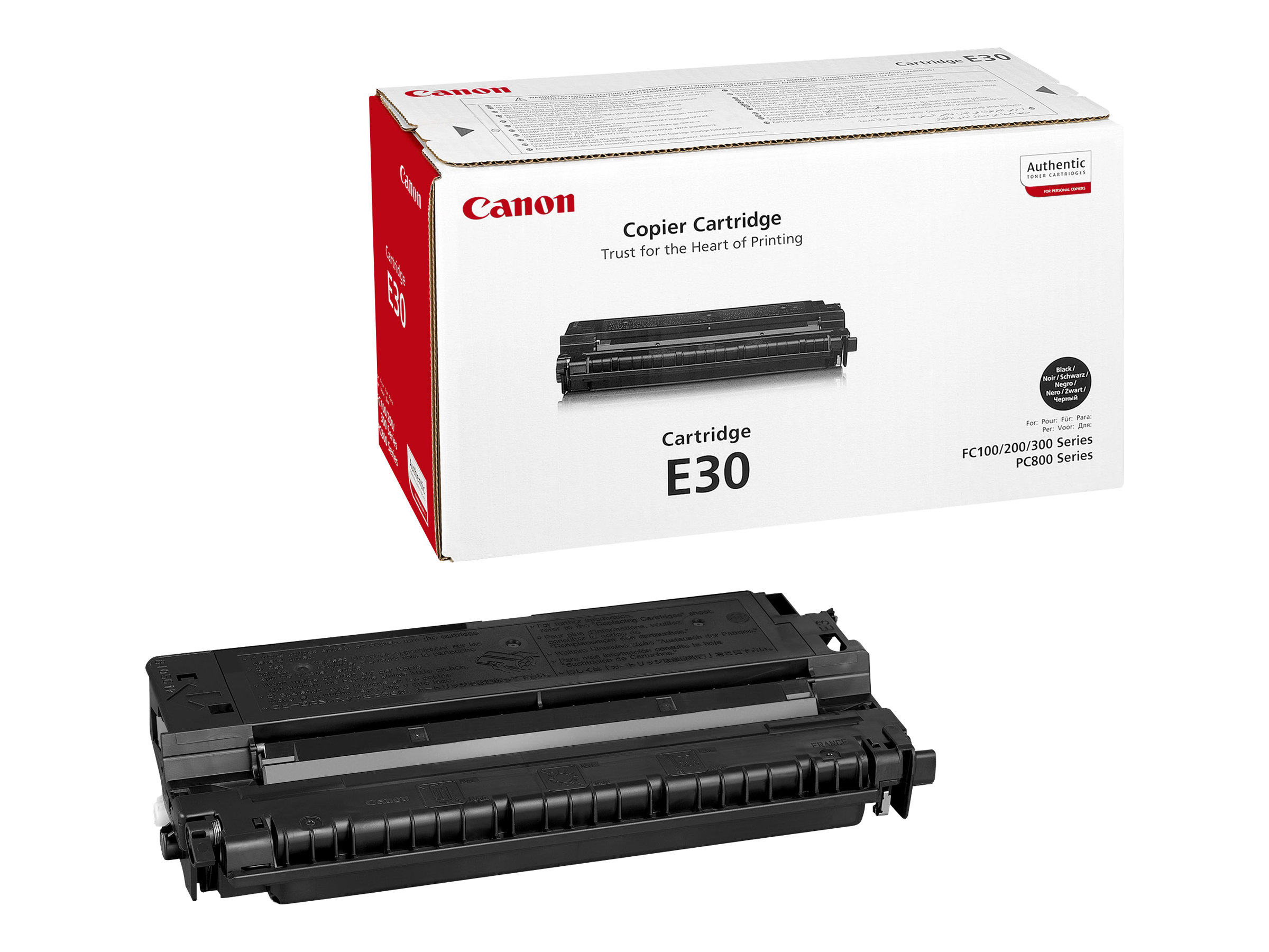 Canon FC-E30 - Noir - original - cartouche de toner - pour Copy Mouse FC100, FC120; FC-100, 120, 20X, 210, 22X, 230, 310, 33X; PC750, 760, 770, 780 - 1491A003 - Cartouches de toner Canon