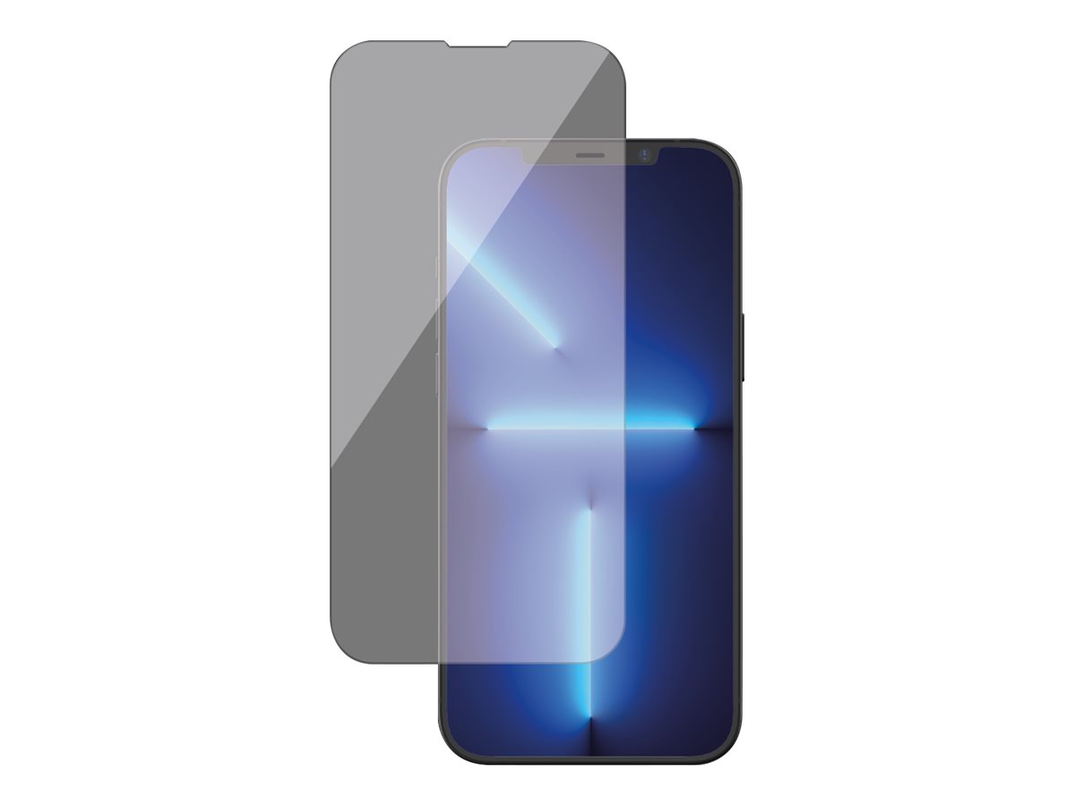 BIGBEN Connected - Protection d'écran pour téléphone portable - verre - transparent - pour Apple iPhone 13 Pro Max - PEGLASSIP1367 - Accessoires pour téléphone portable
