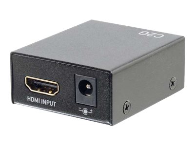 C2G HDMI Inline Extender 4K60 - Prolongateur audio/vidéo - HDMI de 19 broches de type A / HDMI de 19 broches de type A - jusqu'à 50 m - 82394 - Prolongateurs de signal