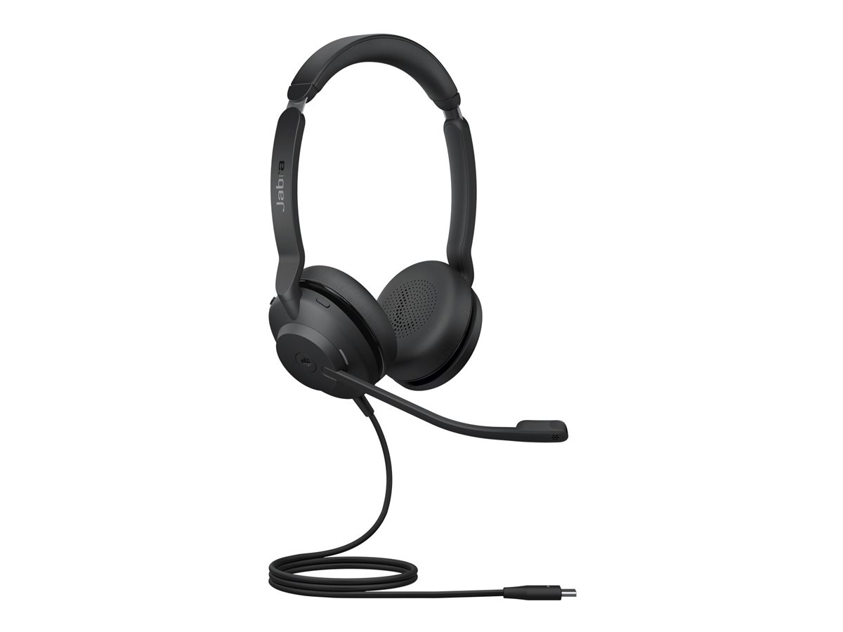 Jabra Evolve2 30 SE MS Stereo - Micro-casque - sur-oreille - filaire - USB-C - isolation acoustique - Certifié pour Microsoft Teams - 23189-999-879 - Écouteurs