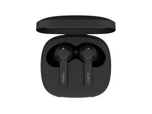 Belkin SoundForm Pulse - Écouteurs sans fil avec micro - intra-auriculaire - Bluetooth - Suppresseur de bruit actif - noir - AUC007BTBLK - Écouteurs