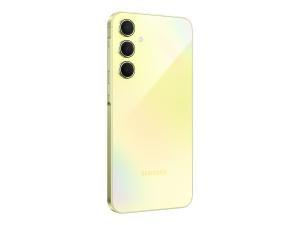 Samsung Galaxy A55 - 5G smartphone - double SIM - RAM 8 Go / Mémoire interne 256 Go - microSD slot - écran OEL - 6.6" - 2340 x 1080 pixels (120 Hz) - 3 x caméras arrière 50 MP, 12 MP, 5 MP - front camera 32 MP - citron exceptionnel - SM-A556BZYCEUB - Smartphones 5G