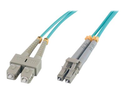 MCL - Câble réseau - SC multi-mode (M) pour LC multi-mode (M) - 20 m - fibre optique - 50 / 125 microns - OM3 - FJOM3/SCLC-20M - Câblesenfibres