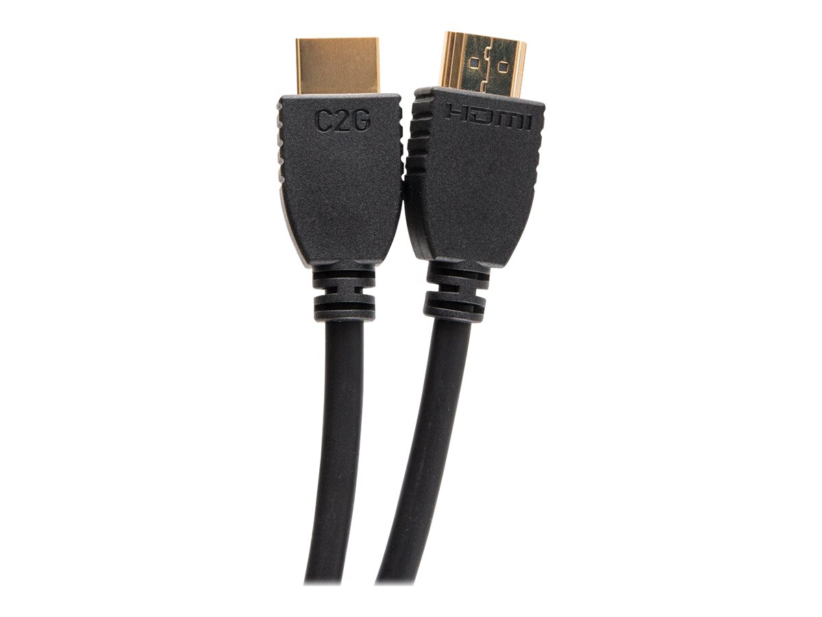 C2G 12ft (3.6m) Ultra High Speed HDMI® Cable with Ethernet - 8K 60Hz - Ultra High Speed - câble HDMI avec Ethernet - HDMI mâle pour HDMI mâle - 3.6 m - noir - support 8K60Hz (7680 x 4320) - C2G10413 - Accessoires pour systèmes audio domestiques