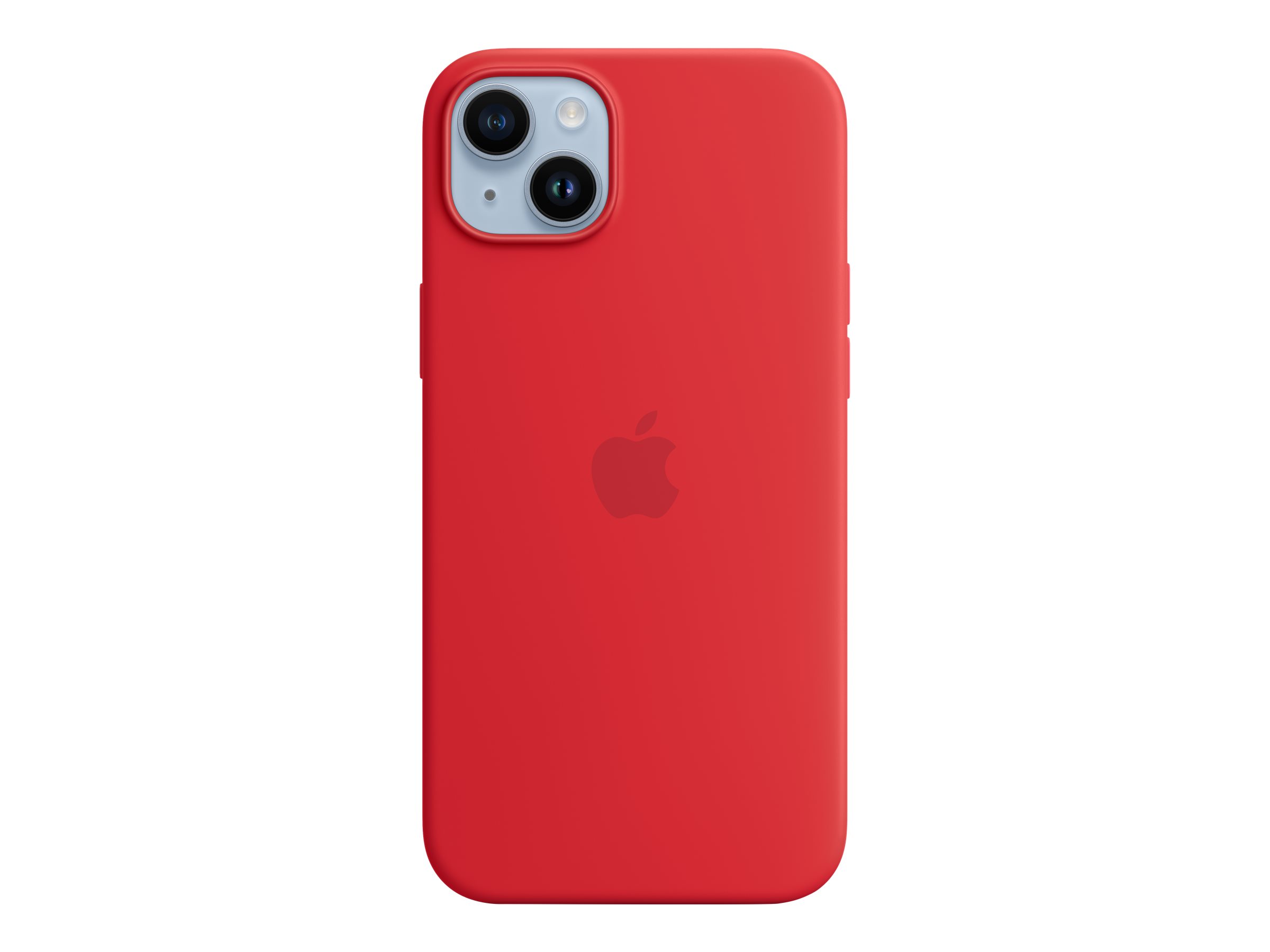 Apple - (PRODUCT) RED - coque de protection pour téléphone portable - compatibilité avec MagSafe - silicone - rouge - pour iPhone 14 Plus - MPT63ZM/A - Coques et étuis pour téléphone portable
