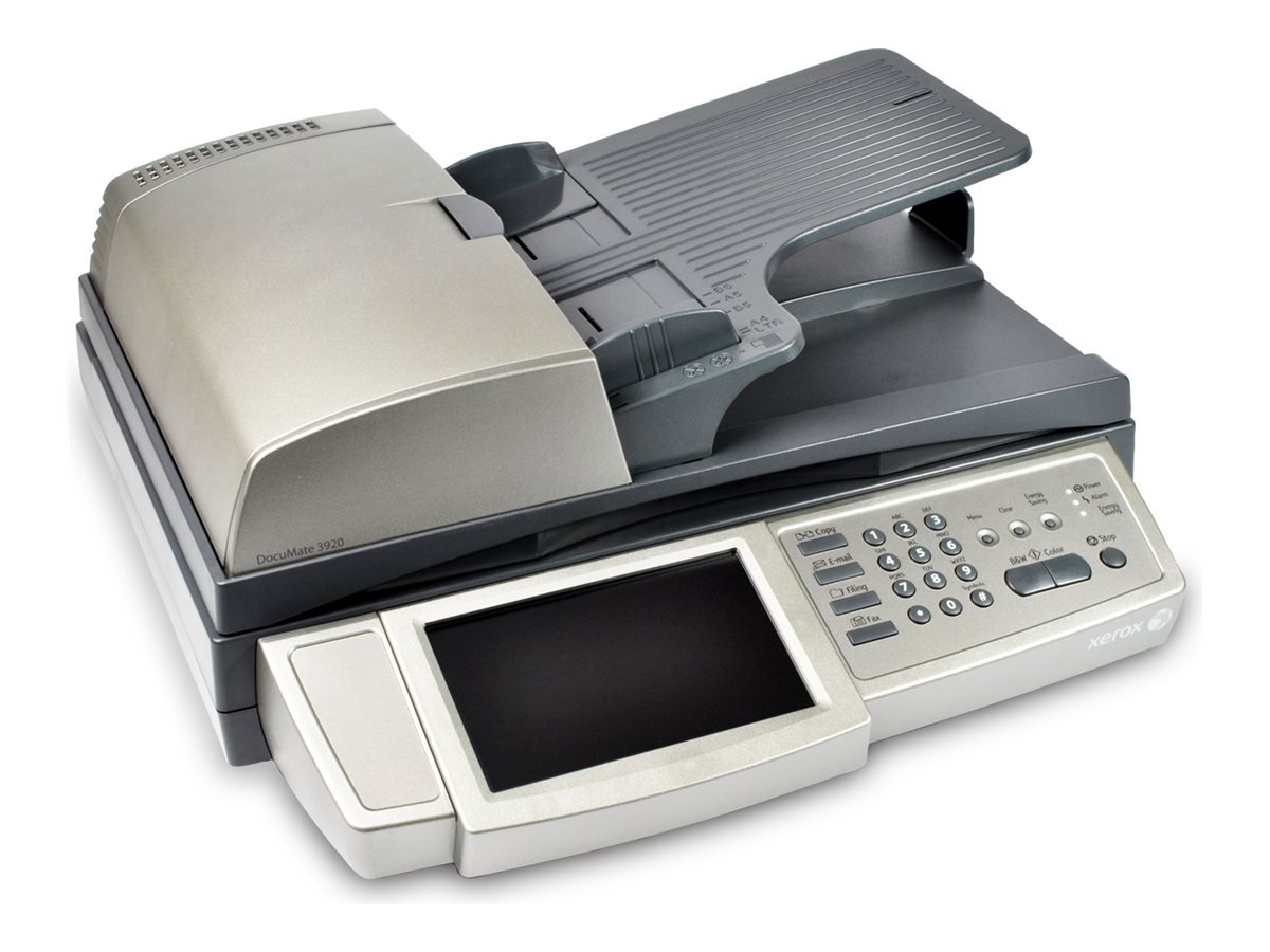 Xerox DocuMate 3920 - Scanner de documents - CCD - Recto-verso - Legal - 600 dpi - jusqu'à 20 ppm (mono) / jusqu'à 10 ppm (couleur) - Chargeur automatique de documents (50 feuilles) - jusqu'à 1000 pages par jour - USB 2.0 - 100N03649 - Scanneurs de documents