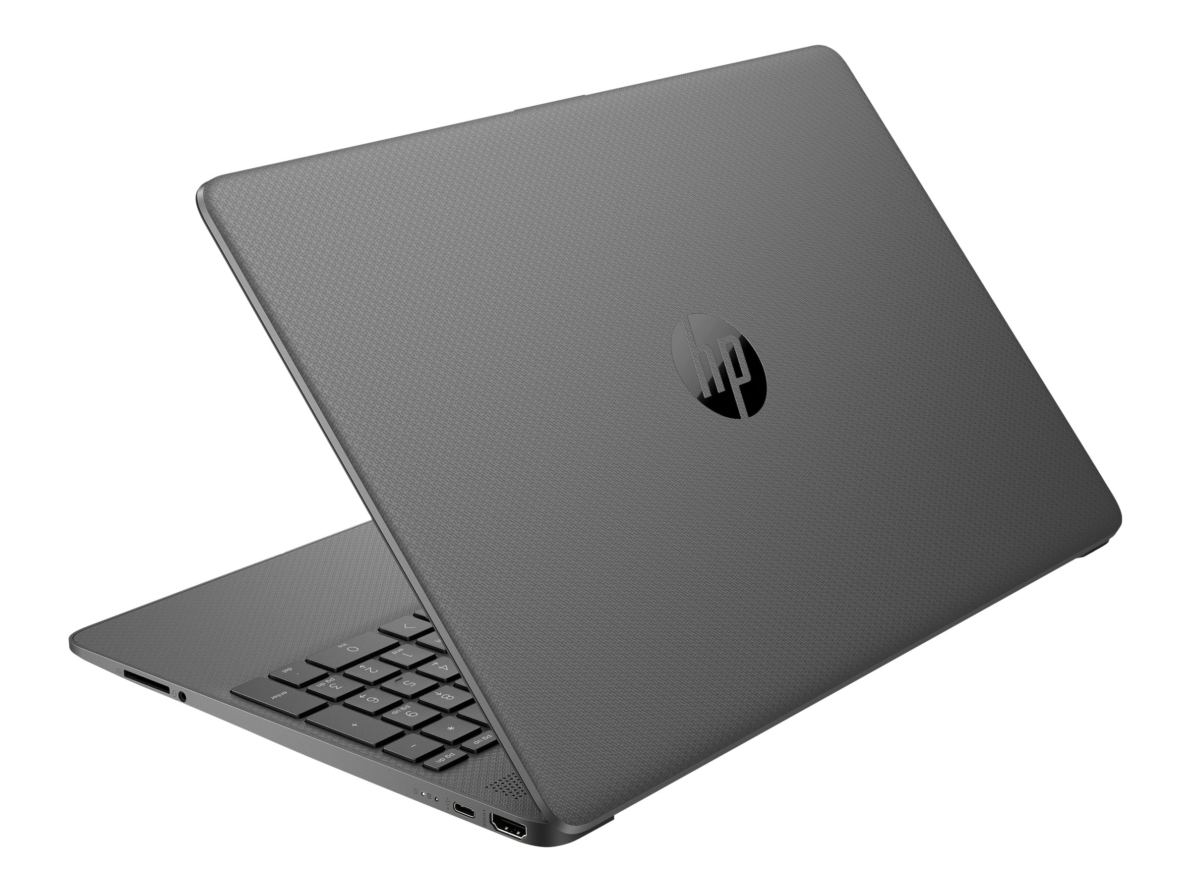 HP Laptop 15s-eq1116nf - AMD Ryzen 3 - 4300U / jusqu'à 3.7 GHz - Win 10 Familiale 64 bits - Radeon Graphics - 4 Go RAM - 512 Go SSD NVMe, TLC - 15.6" 1920 x 1080 (Full HD) - Wi-Fi 5 - gris ardoise, motif de maille de tricot avec finition de texture - clavier : Français - avec HP 2 years Pickup and Return Bundled Warranty Extension for Low End Notebooks - 401Z3EA#ABF - Ordinateurs portables
