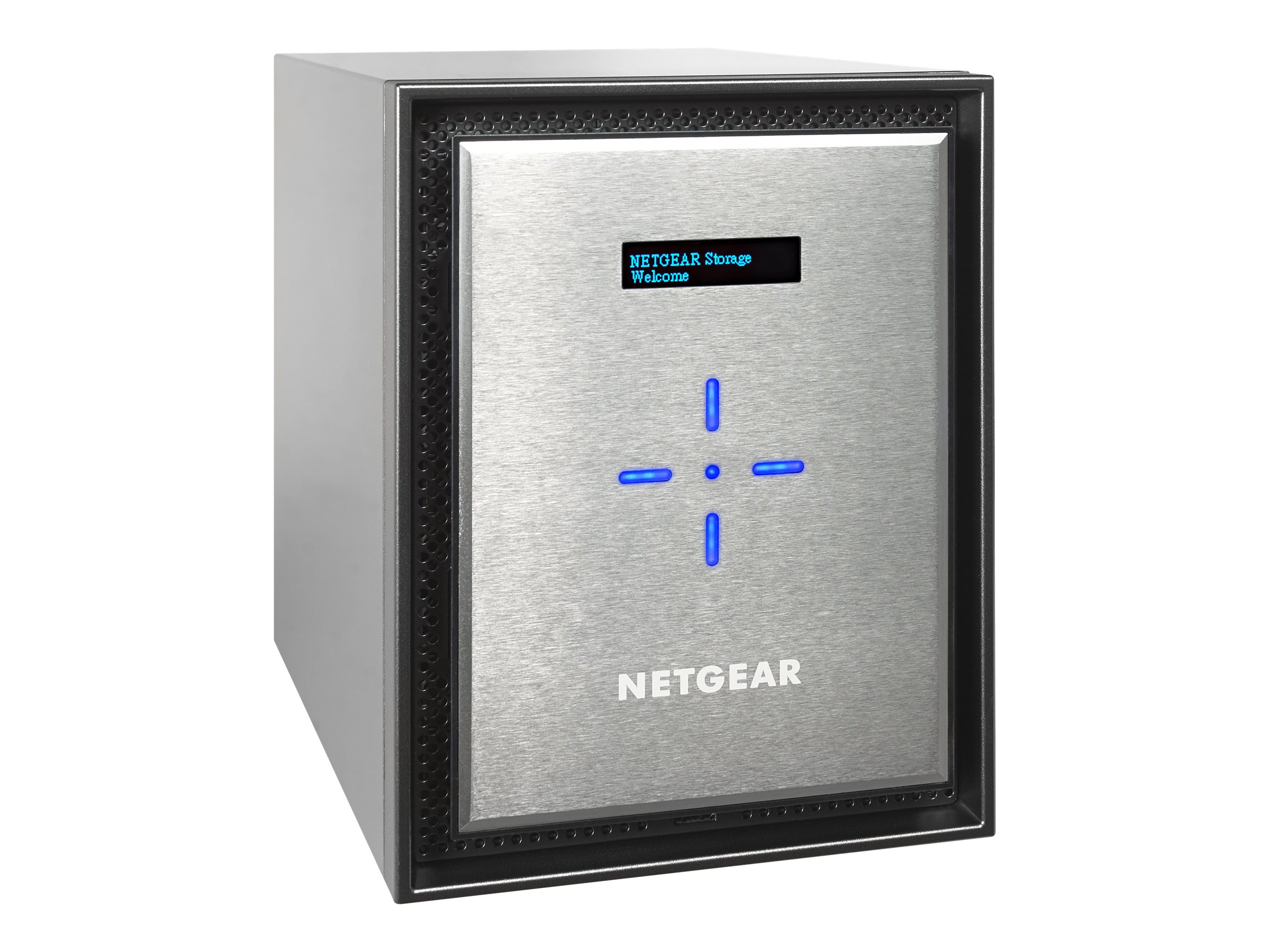 NETGEAR ReadyNAS 626X - Serveur NAS - 6 Baies - 24 To - SATA 6Gb/s - HDD 4 To x 6 - RAID RAID 0, 1, 5, 6, 10, JBOD - RAM 8 Go - Gigabit Ethernet / 10 Gigabit Ethernet - iSCSI support - RN626XE4-100NES - NAS