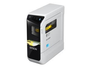 Epson LabelWorks LW-600P - Étiqueteuse - Noir et blanc - transfert thermique - Rouleau (2,4 cm) - 180 dpi - jusqu'à 15 mm/sec - USB, Bluetooth - outil de coupe - détecteur de capot ouvert - noir, gris pâle - C51CD69200 - Imprimantes thermiques