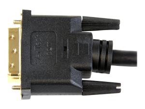 StarTech.com Câble HDMI vers DVI de 1,8 m, câble d'affichage DVI-D vers HDMI (1920 x 1200p), noir, adaptateur de câble HDMI mâle vers DVI-D mâle 19 broches, câble de moniteur numérique, M/M, lien unique - cordon DVI vers HDMI (HDMIDVIMM6) - Câble adaptateur - HDMI mâle pour DVI-D mâle - 1.83 m - noir - pour P/N: DK31C3HDPD, DK31C3HDPDUE, MDP2HDEC, ST121HD20FXA, VID2HDCON2, VS424HD4K60 - HDMIDVIMM6 - Accessoires pour téléviseurs