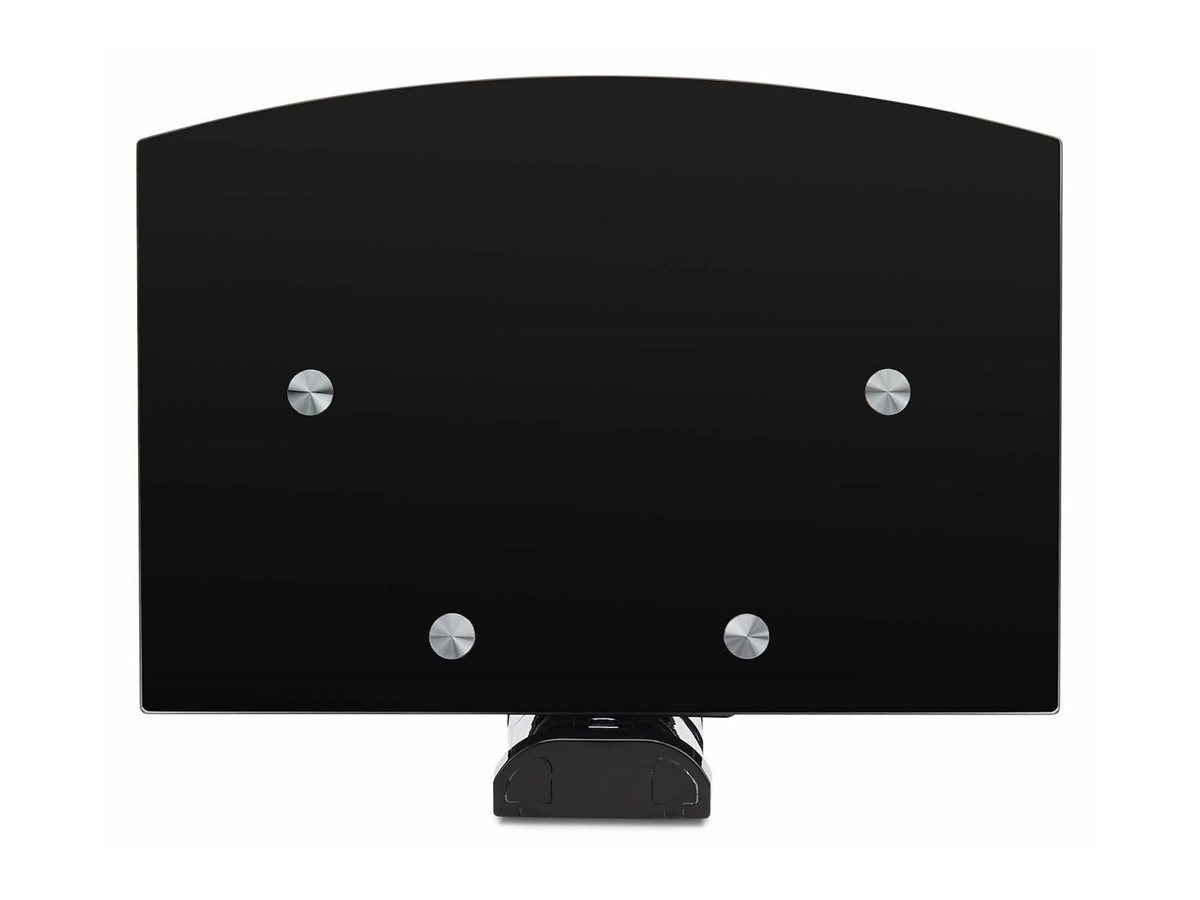 StarTech.com Dual Floating Wall-Mounted AV Shelves, Adjustable Height Shelf For Under TV, Organize A/V Equipment On Black Tempered Glass Shelves - Étagère - pour composants audio/vidéo - aluminium, acier, plastique - noir - montable sur mur - 2B-WALL-MOUNT-SHELF - Montages d'équipement audio et vidéo