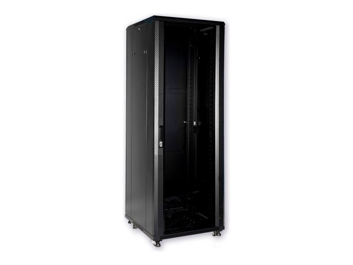 MCL - Rack armoire - l 600, d 600 - autonome - noir - 42U - 19" - IC6B99AL60P6024 - Accessoires pour serveur