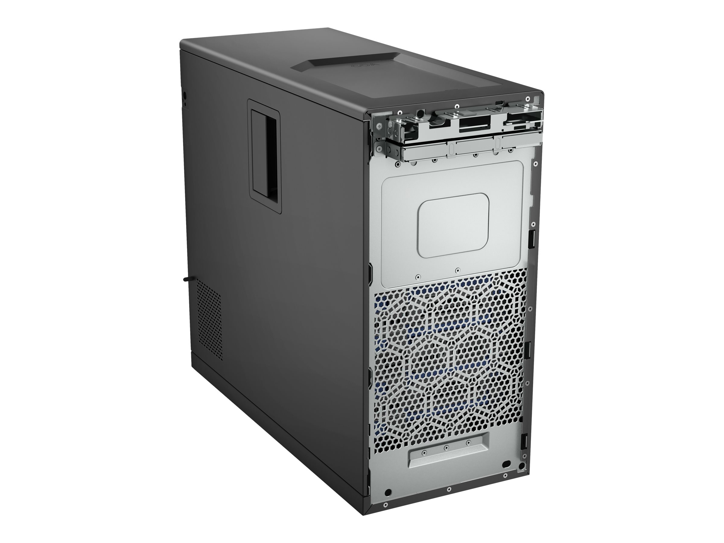 Dell PowerEdge T150 - Serveur - MT - 1 voie - 1 x Xeon E-2334 / 3.4 GHz - RAM 16 Go - HDD 2 To - Matrox G200 - Gigabit Ethernet - Aucun SE fourni - moniteur : aucun - noir - BTP - avec 3 ans de base sur site - C2YCK - Serveurs tour