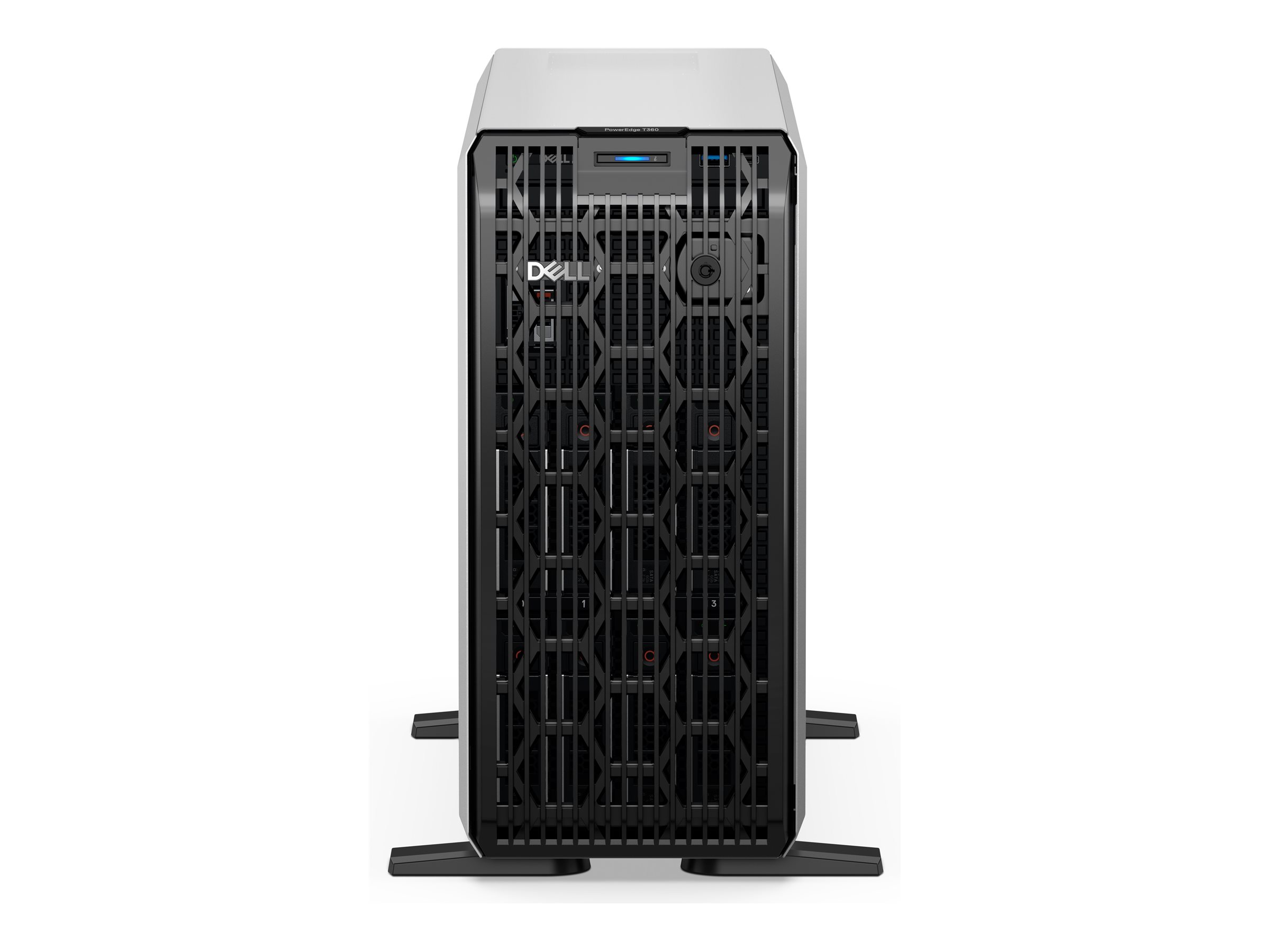 Dell PowerEdge T360 - Serveur - tour 1 voie - 1 x Xeon E-2414 / jusqu'à 4.5 GHz - RAM 16 Go - SAS - hot-swap 3.5" baie(s) - SSD 480 Go - G200eW - Gigabit Ethernet - Aucun SE fourni - moniteur : aucun - BTP - Dell Smart Selection, Dell Smart Value - avec 3 ans de service ProSupport de Dell - CFPHK - Serveurs tour