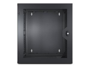 APC NetShelter WX - Rack - montable sur mur - noir - 13U - 19" - pour P/N: SUA1000RM2U, SUA1000RM2U-TU, SUA1000RMI2U - AR100HD - Accessoires pour serveur