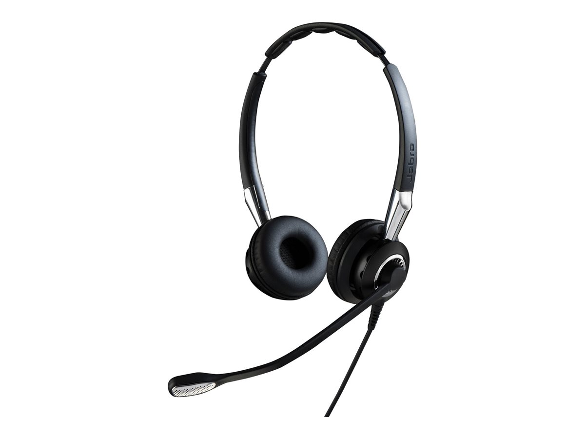 Jabra BIZ 2400 II QD Duo NC Wideband Balanced - Micro-casque - sur-oreille - filaire - 2489-825-209 - Écouteurs