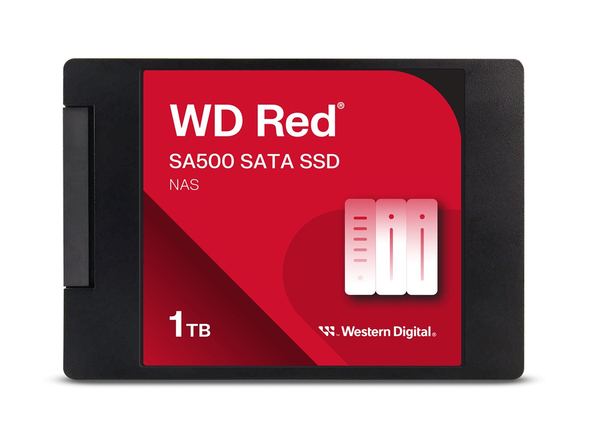 WD Red SA500 WDS100T1R0A-68A4W0 - SSD - 1 To - interne - 2.5" - SATA 6Gb/s - WDS100T1R0A-68A4W0 - Disques SSD