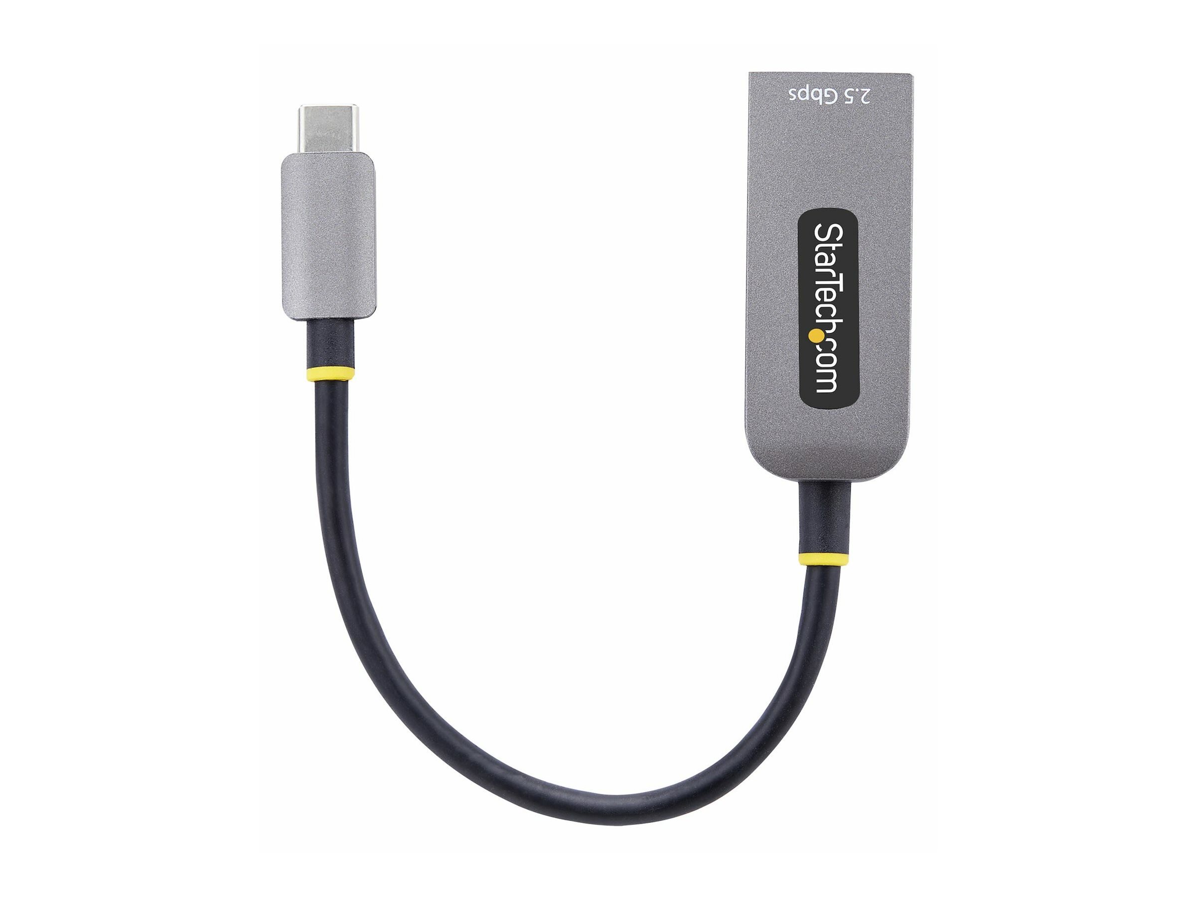 StarTech.com 2.5GbE USB-C to Ethernet Adapter - Adaptateur réseau - USB-C 3.2 Gen 1 / Thunderbolt 3 - Ethernet 10M/100M/1G/2,5 Gigabit - gris sidéral - C22G-USB-ETHERNET - Cartes réseau