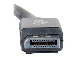 C2G 10ft Ultra High Definition DisplayPort Cable with Latches - 8K DisplayPort Cable - M/M - Câble DisplayPort - DisplayPort (M) pour DisplayPort (M) - 3.05 m - verrouillé - noir - 54402 - Câbles pour périphérique