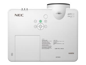 NEC ME403U - ME Series - projecteur 3LCD - 4000 ANSI lumens - WUXGA (1920 x 1200) - 16:10 - LAN - blanc - business - 60005221 - Projecteurs LCD