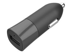 BIGBEN Connected - Adaptateur d'alimentation pour voiture - 2.4 A (USB) - noir - BASECAC24A1USBAB - Adaptateurs électriques et chargeurs