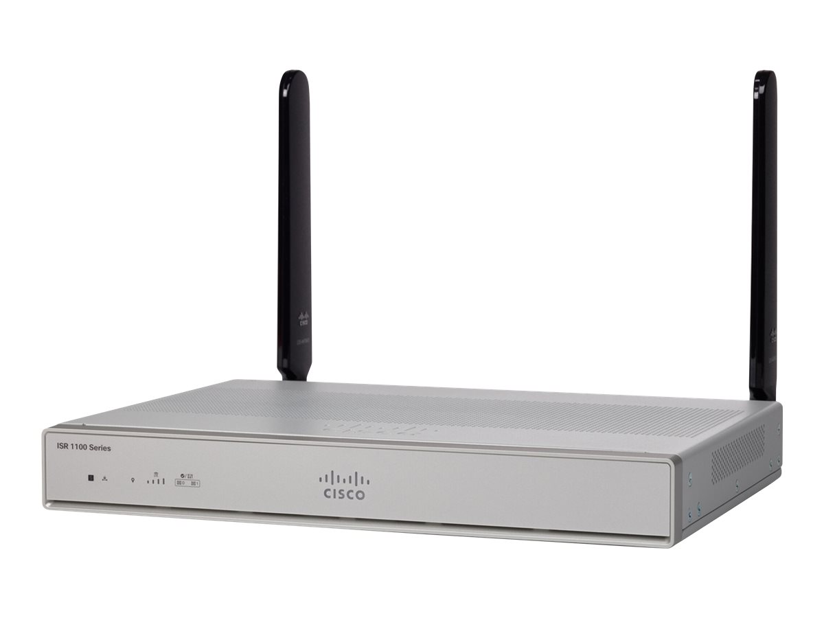Cisco Integrated Services Router 1117 - - routeur - - modem ADSL commutateur 4 ports - 1GbE - ports WAN : 2 - C1117-4PLTEEA - Passerelles et routeurs SOHO