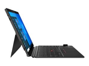 Lenovo ThinkPad X12 Detachable 20UW - Tablette - avec clavier détachable - Intel Core i7 - 1160G7 / jusqu'à 4.4 GHz - Win 11 Pro - Carte graphique Intel Iris Xe - 16 Go RAM - 512 Go SSD NVMe - 12.3" IPS écran tactile 1920 x 1280 (Full HD Plus) - Wi-Fi 6 - 4G LTE - noir - clavier : Français - avec 1 an de support Premier Lenovo - 20UW0072FR - Ordinateurs portables