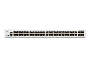 Cisco Catalyst 1200-48T-4G - Commutateur - C3 - intelligent - 48 x 10/100/1000Base-T + 4 x 10 Gigabit SFP+ - Montable sur rack - C1200-48T-4G - Concentrateurs et commutateurs gigabit