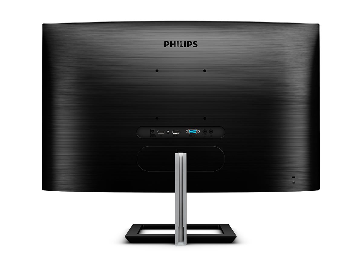 Philips E-line 272E1CA - Écran LED - incurvé - 27" - 1920 x 1080 Full HD (1080p) @ 75 Hz - VA - 250 cd/m² - 3000:1 - 4 ms - HDMI, VGA, DisplayPort - haut-parleurs - noir texturé - 272E1CA/00 - Écrans d'ordinateur