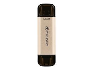 Transcend JetFlash 930C - Clé USB - 256 Go - USB 3.2 Gen 1 / USB-C - or - TS256GJF930C - Lecteurs flash