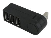 MCL Samar USB2-M103 Mini hub - Concentrateur (hub) - 3 x USB 2.0 - de bureau - USB2-M103 - Concentrateurs USB