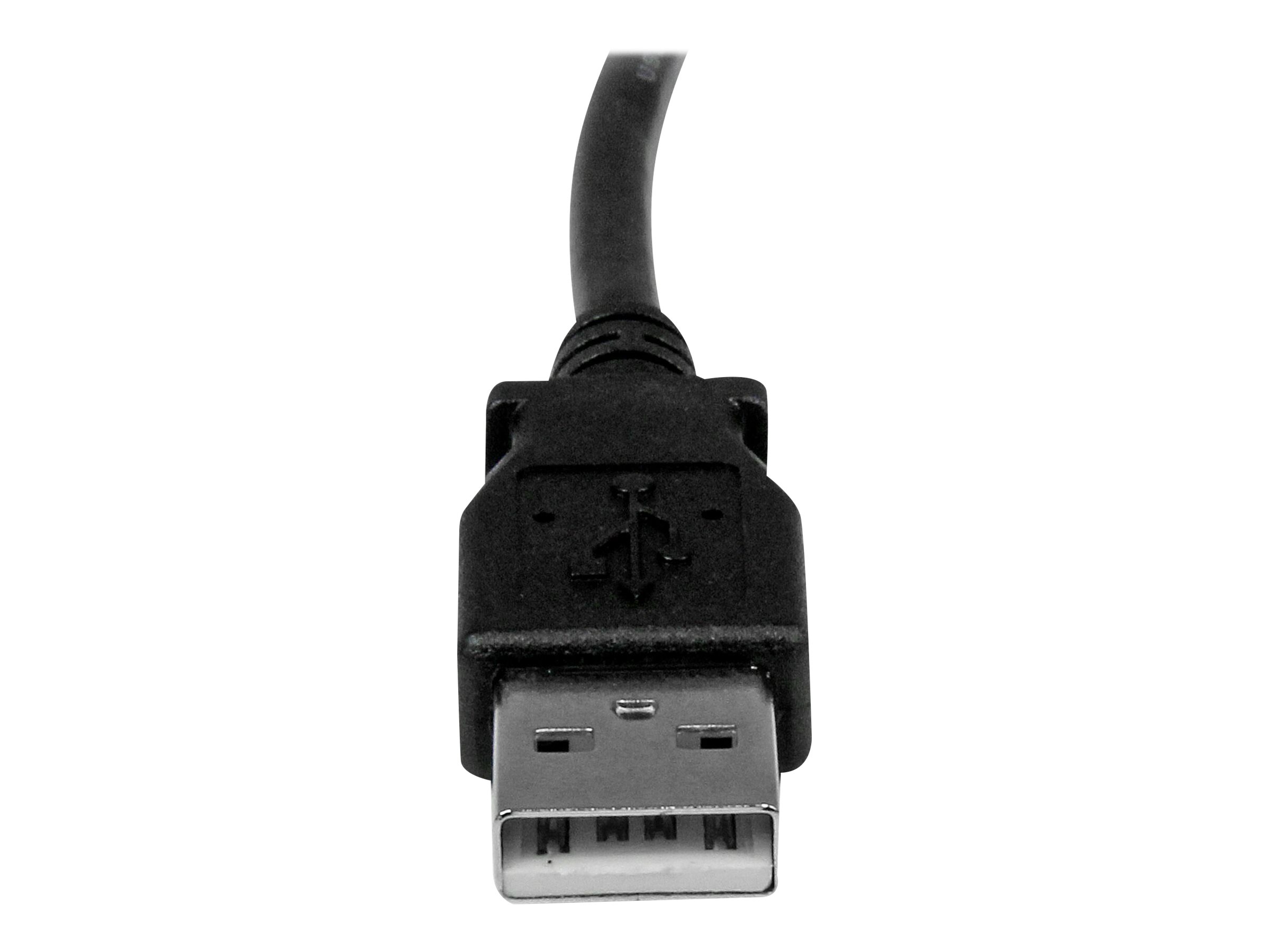 StarTech.com Câble USB 2.0 Type A vers USB Type B Coudé à droite Mâle / Mâle - Adaptateur pour imprimante 3 m Noir - Câble USB - USB type B (M) pour USB (M) - USB 2.0 - 3 m - connecteur à 90° - noir - USBAB3MR - Câbles USB