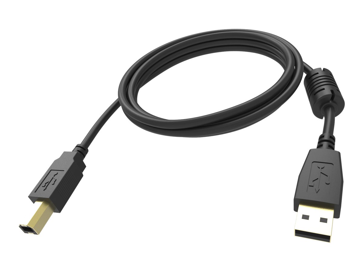 Vision Professional - Câble USB - USB (M) pour USB type B (M) - USB 2.0 - 5 m - noir - TC 5MUSB/BL - Câbles USB