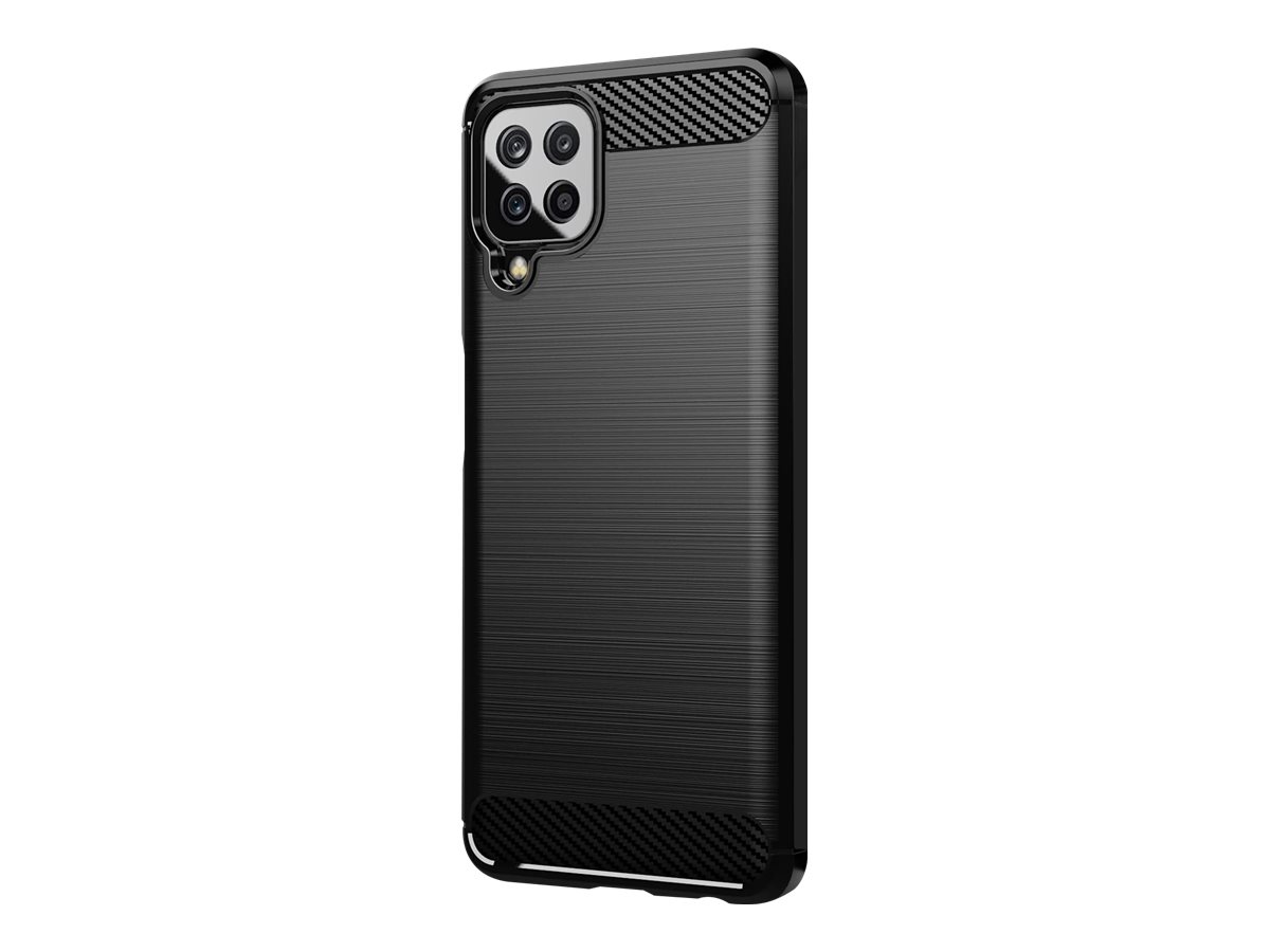 DLH - Coque de protection pour téléphone portable - silicone - noir - pour Samsung Galaxy A22 - DY-PS4750 - Coques et étuis pour téléphone portable