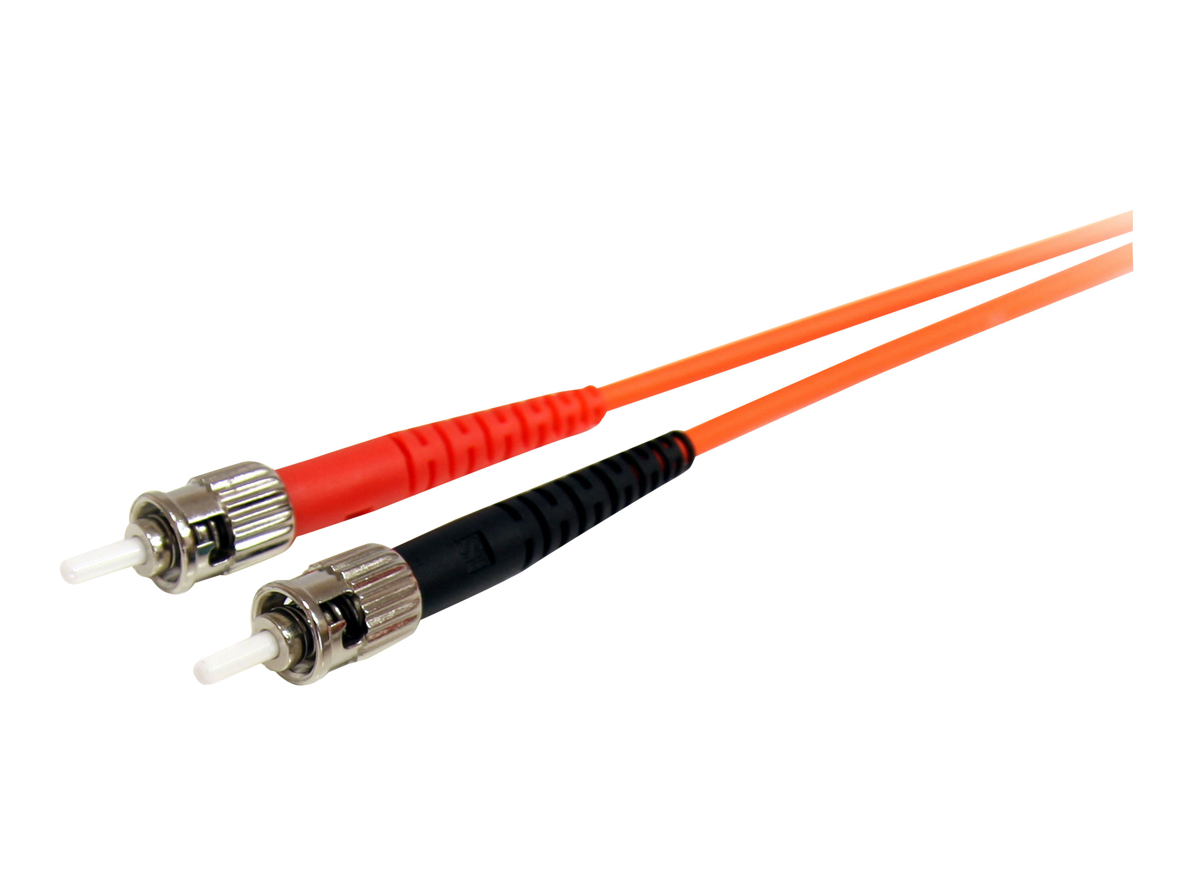 StarTech.com 3m Fiber Optic Cable - Multimode Duplex 62.5/125 - LSZH - OM1 - LC to ST Cat6 Patch Cable (FIBLCST3) - Cordon de raccordement - LC multi-mode (M) pour ST multi-mode (M) - 3 m - fibre optique - duplex - 62,5 / 125 microns - FIBLCST3 - Câblesenfibres