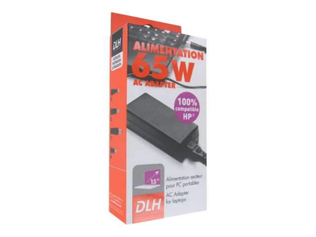 DLH DY-AI1953 - Adaptateur secteur - CA 100/240 V - 65 Watt - DY-AI1953 - Adaptateurs électriques/chargeurs pour ordinateur portable