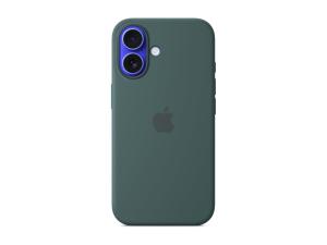 Apple - Coque de protection pour téléphone portable - compatibilité avec MagSafe - silicone - vert marin - pour iPhone 16 - MYY83ZM/A - Coques et étuis pour téléphone portable