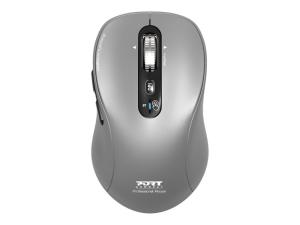 PORT Connect Professional EXPERT - Souris - rechargeable - optique - 6 boutons - sans fil - 2.4 GHz, Bluetooth - récepteur sans fil USB - 910201 - Souris