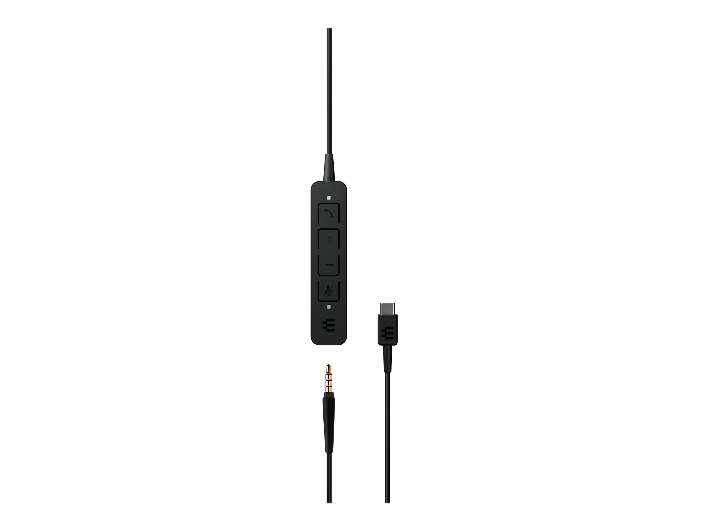 EPOS ADAPT 135 USB-C II - ADAPT 100 Series - micro-casque - sur-oreille - filaire - jack 3,5mm, USB-C - noir - Optimisé pour la CU - 1000918 - Écouteurs